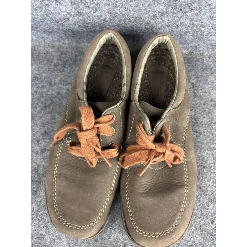 Simple Shoes Mens Size 7.5 Brown Suede Lace Up Comfort‎ Walking Casual Low Top